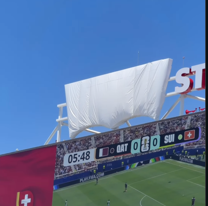 Levi's logo covered up for the 2026 FIFA World Cup