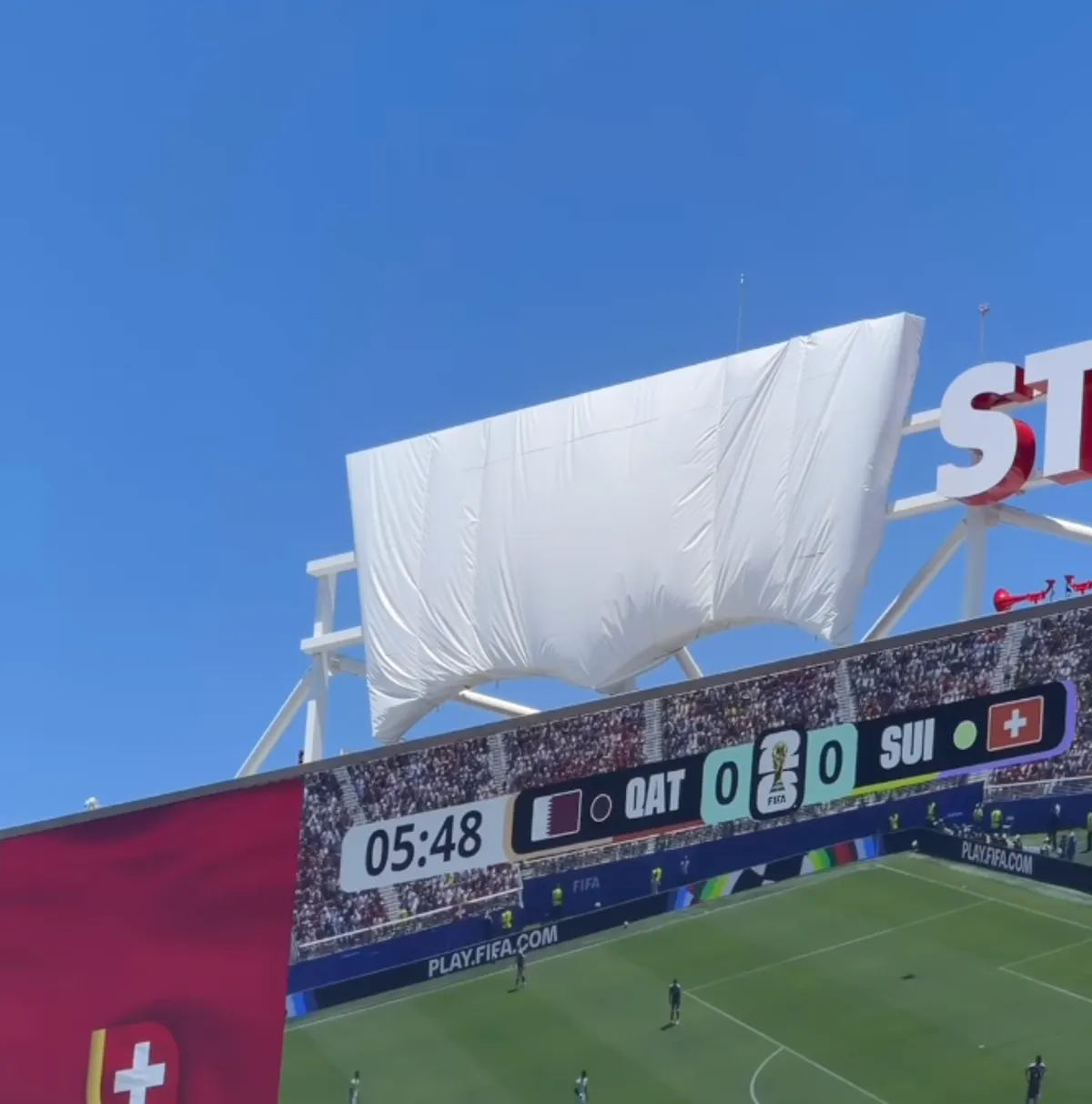 Levi's logo covered up for the 2026 FIFA World Cup