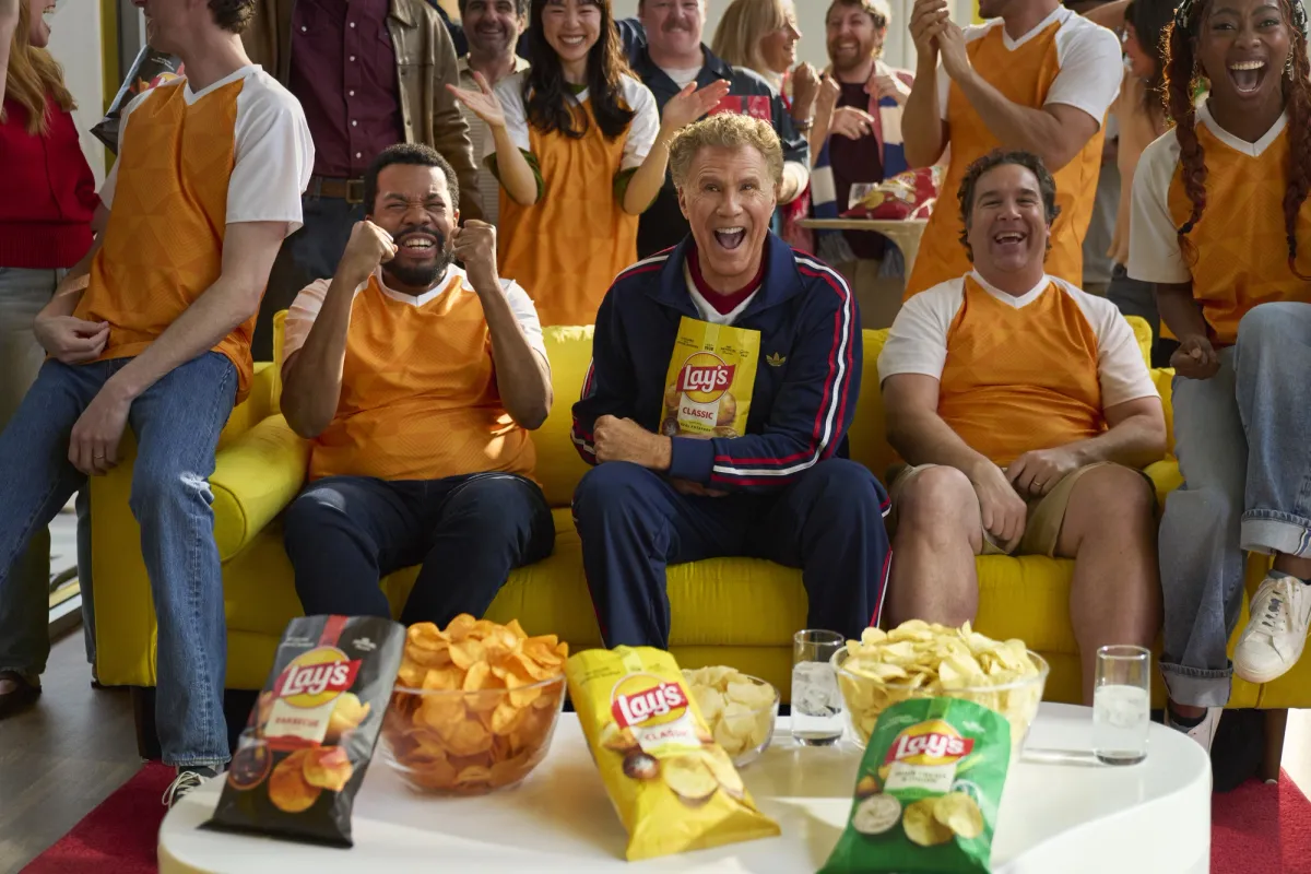 Still from Lay’s “Jump on the Bandwagon” 2026 FIFA World Cup Campaign
